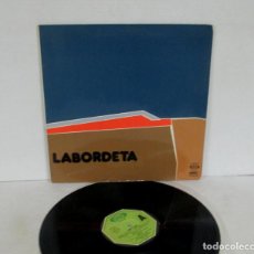Discos de vinilo: LABORDETA - TIEMPO DE ESPERA - LP - MOVIEPLAY SERIE GONG 1975 SPAIN GATEFOLD CON LETRAS