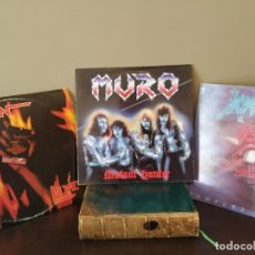 Discos de vinilo: MURO - MUTANT HUNTER + VENOM - TEMPLES OF ICE + RAVEN 2 LP LIVE. Lote 159444686