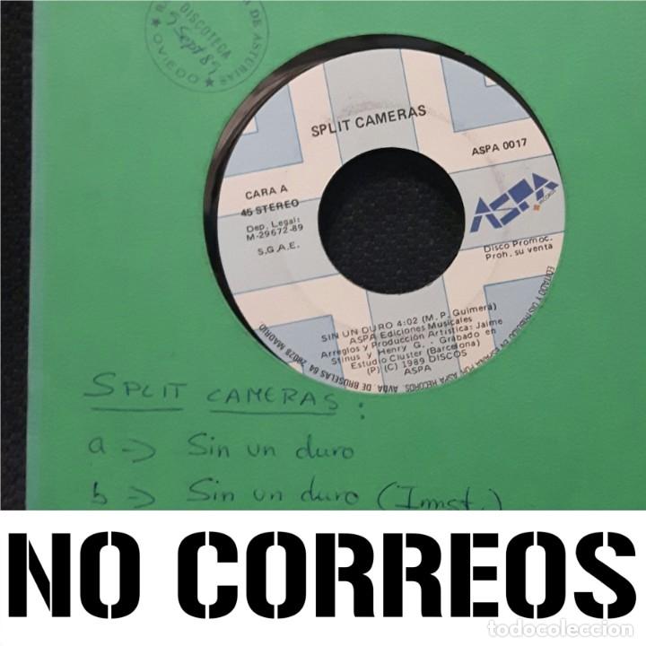 Discos de vinilo: SPLIT CAMERAS - SIN UN DURO - SINGLE - PROMOCIONAL - 1989 - Foto 2