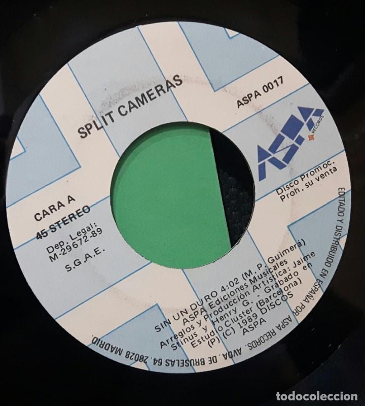 Discos de vinilo: SPLIT CAMERAS - SIN UN DURO - SINGLE - PROMOCIONAL - 1989 - Foto 5