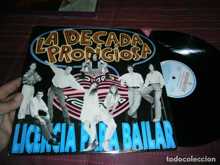 Discos de vinilo: LA DECADA PRODIGIOSA..LICENCIA PARA BAILAR - Foto 1