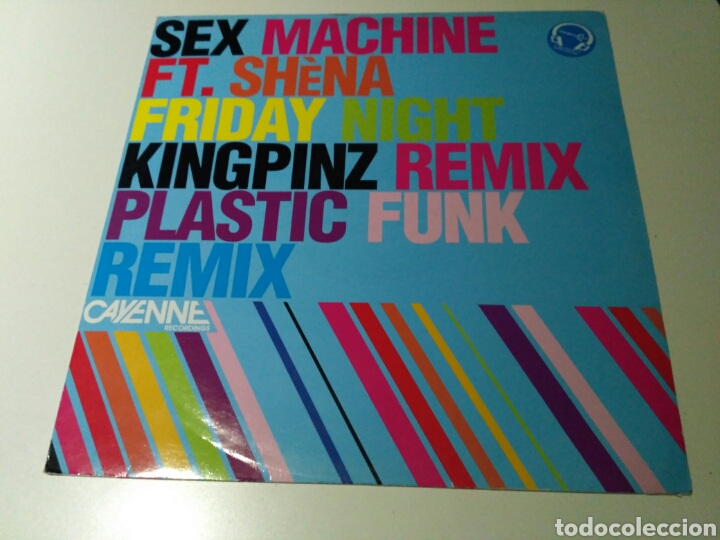 Discos de vinilo: Sex Machine - Friday Night (Remixes) - Foto 1