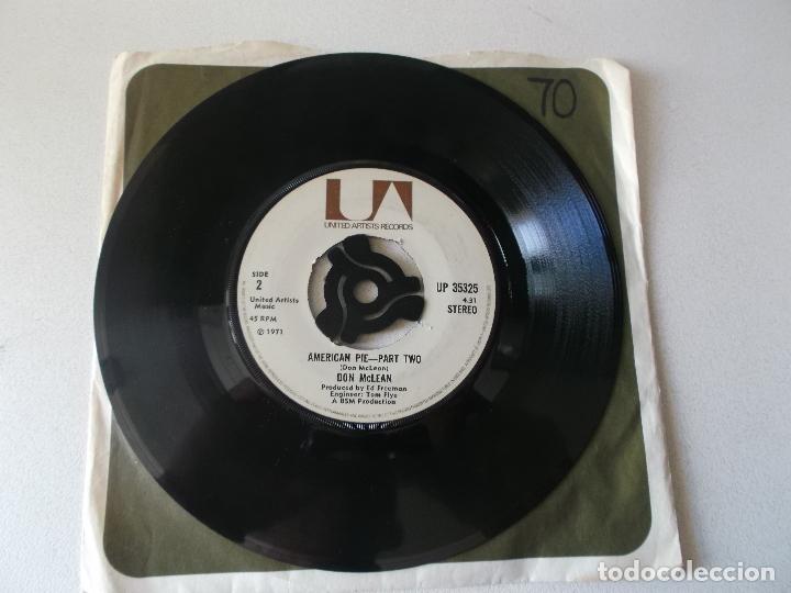 Discos de vinilo: Don McLean &ndash; American Pie, PARTE 1 CARA 2 PARTE 2 - Foto 2