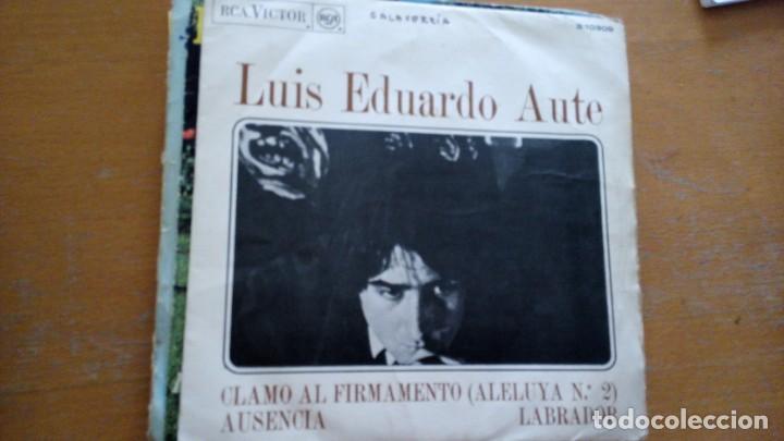 Discos de vinilo: LUIS EDUARDO AUTE CLAMO AL FIRMAMENTO SINGLE - Foto 1