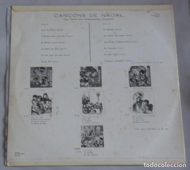 Discos de vinilo: CAN&Ccedil;ONS DE NADAL - LP PALOBAL 1967 - Foto 2