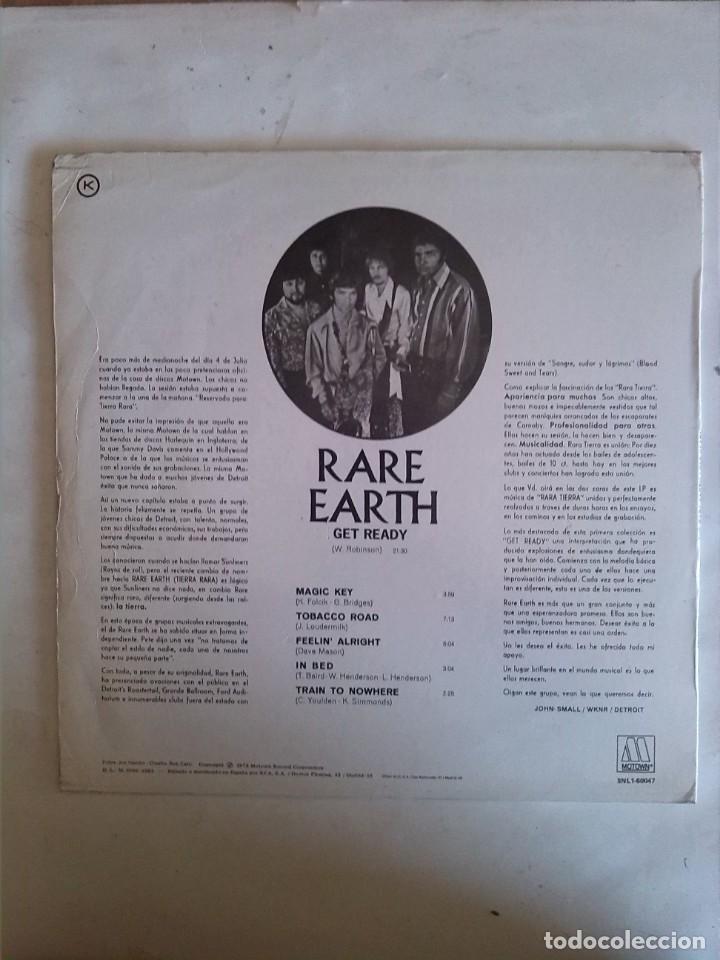 Discos de vinilo: RARE EARTH GET READY - Foto 2