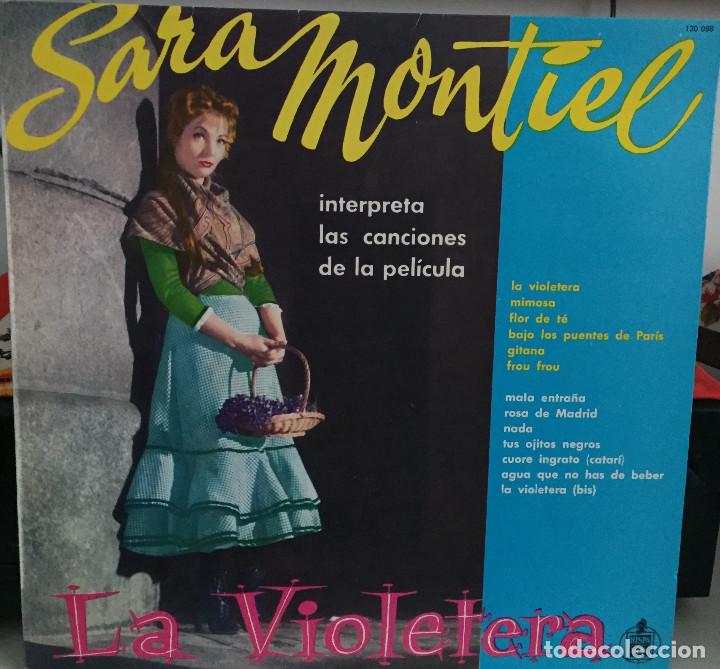 Discos de vinilo: SARA MONTIEL - LA VIOLETERA - HISPAVOX - 1983 - Foto 1