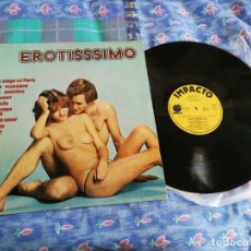 Discos de vinilo: EROTISSIMO EL ULTIMO TANGO EN PARIS MUSICA EROTICA LP VINILO 1977 DESNUDO SEXY COVER EMMANUELLE