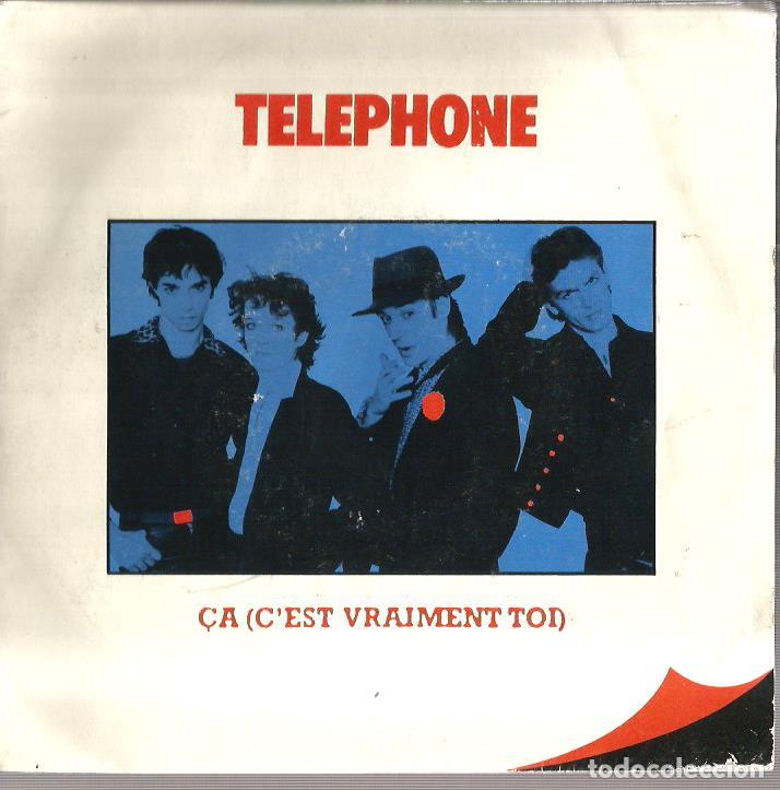 Discos de vinilo: SG TELEPHONE : &Ccedil;A (CEST VRAIMENT TOI) - Foto 1