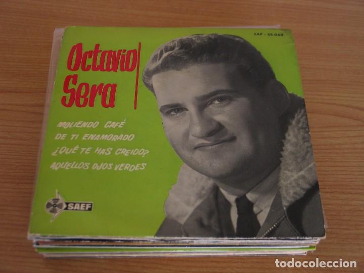Dischi in vinile: Octavio Sera - Moliendo Cafe / De Ti Enamorado / &iquest; Que Te Has Creido ? / Aquellos Ojos Verdes - 1962