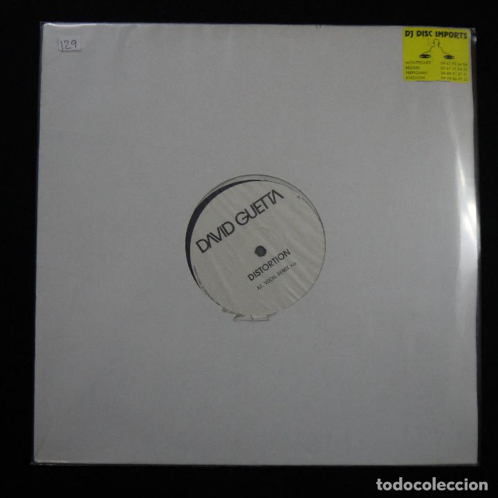 Discos de vinilo: DAVID GUETTA - DISTORTION TRES VERSIONES - MAXISINGLE - Foto 1