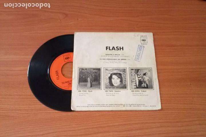 Discos de vinilo: Single - Flash - Sanson Y Dalila - Year 1972 - Edition Spanish - Foto 2