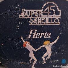 Discos de vinilo: BERTA - ROCK AND ROLL PARTY - SAUCE - 1978