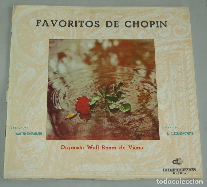 Disques de vinyle: FAVORITOS DE CHOPIN - 1964 - DISCORAMA D 3014 - WALTER SHERMANN