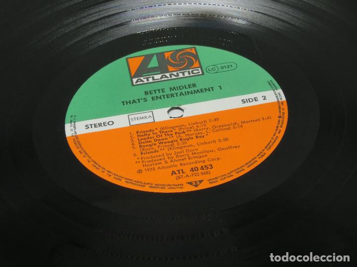 Discos de vinilo: LP - BETTLE MIDLER - THATS ENTERTAINMENT - 1972 - Foto 3