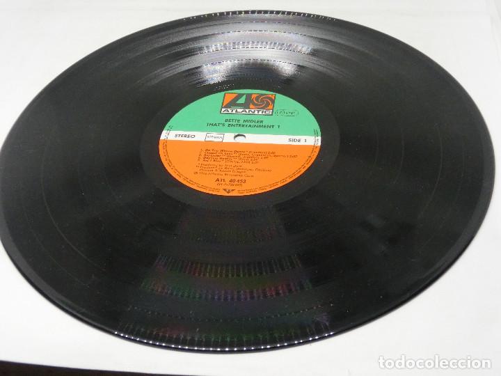 Discos de vinilo: LP - BETTLE MIDLER - THATS ENTERTAINMENT - 1972 - Foto 4
