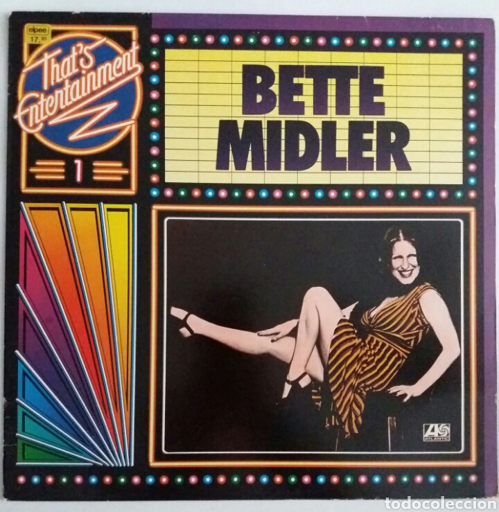 Discos de vinilo: LP - BETTLE MIDLER - THATS ENTERTAINMENT - 1972 - Foto 1