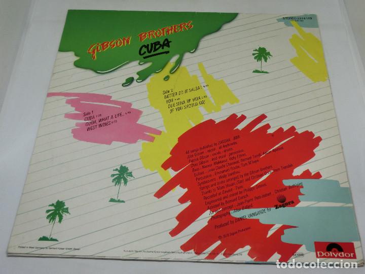Discos de vinilo: LP - GIBSON BROTHERS - CUBA - 1979 - Foto 2