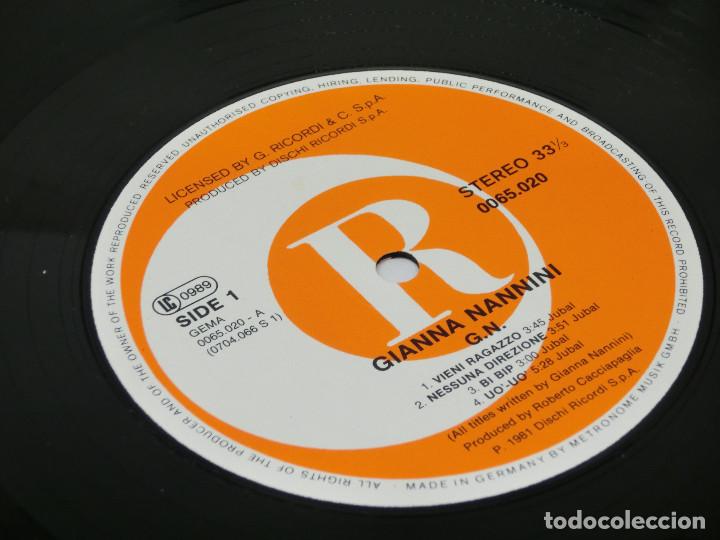 Discos de vinilo: LP - GIANNA NANNINI - G. N. - 1981 - Foto 5