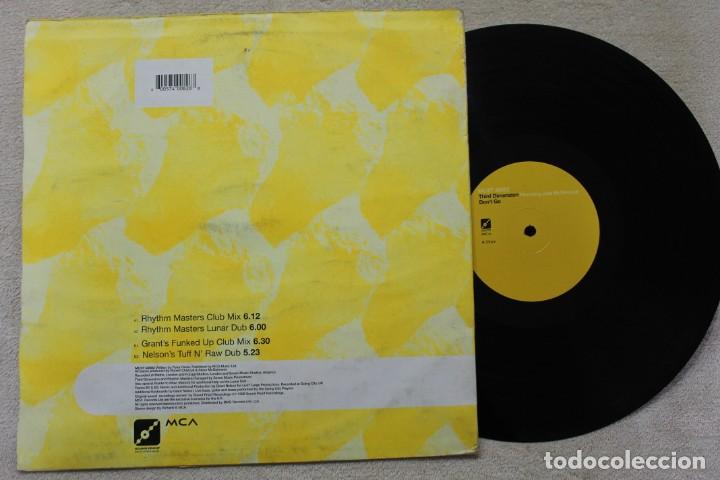 Discos de vinilo: THIRD DIMENSION FEATURING JULIE MCDEMOTT DONT GO MAXI SINGLE VINYL UK - Foto 2