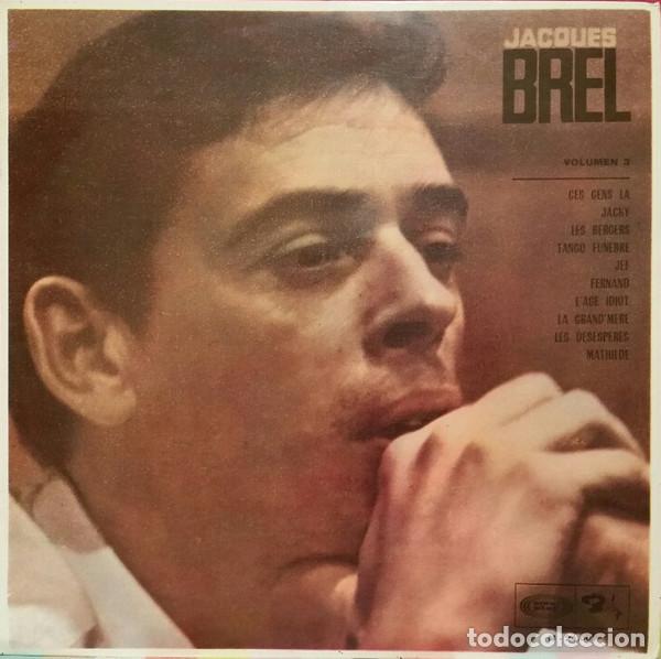 Discos de vinilo: Jacques Brel &ndash; Volumen 3 / Barclay / 1968 - Foto 1