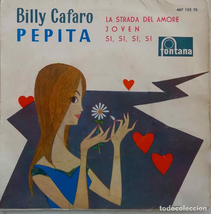 Discos de vinilo: BILLY CAFARO. PEPITA. EP ESPA&Ntilde;A - Foto 1