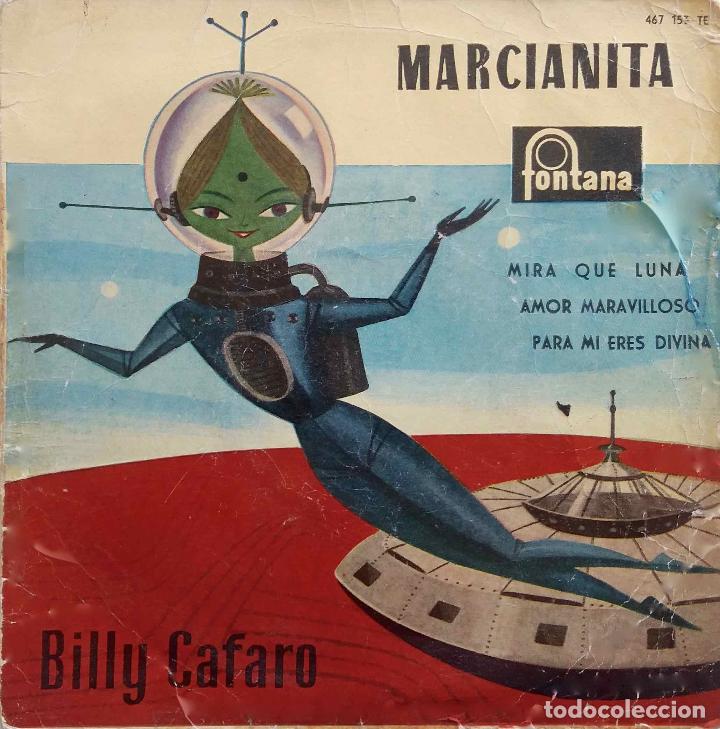 Discos de vinilo: BILLY CAFARO, MARCIANITA. EP ESPA&Ntilde;A - Foto 1