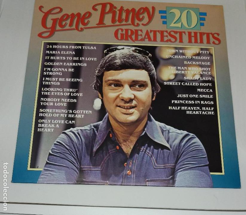 Discos de vinilo: LP - GENE PITNEY - 20 GREATEST HITS - Foto 1