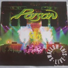 Discos de vinilo: POISON - SMALLOW THIS LIVE - HISPAVOX 1991. Lote 162004710