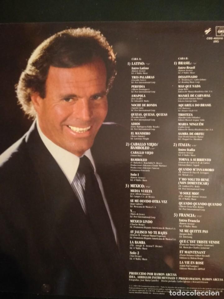 Discos de vinilo: JULIO IGLESIAS LP Raices - Foto 2