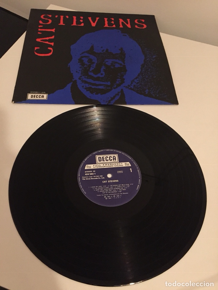Discos de vinilo: CAT STEVENS-/LP 1982 DECCA 424583-1/ESPA&Ntilde;A - Foto 2