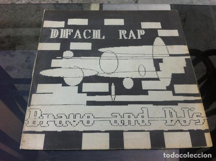 Discos de vinil: MAXI SINGLE. DIFACIL RAP. BRAVO AND THE D.J'S... (GRABADO EN 1989 EN ALBORAYA