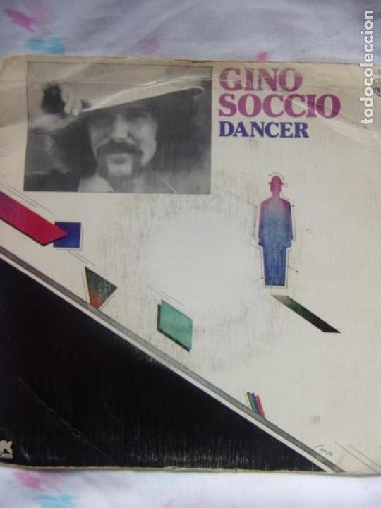 Discos de vinilo: GINO SOCCIO - DANCER / SO LONELY HISPAVOX 1979 - Foto 1
