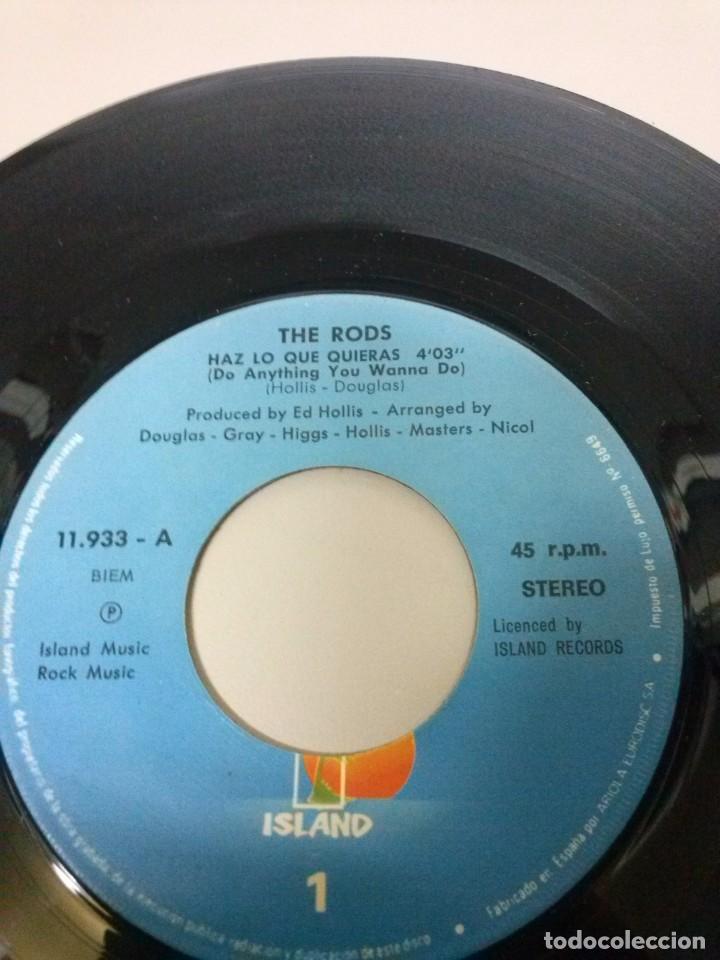 Discos de vinilo: THE RODS HAZ LO QUE QUIERAS - Foto 2