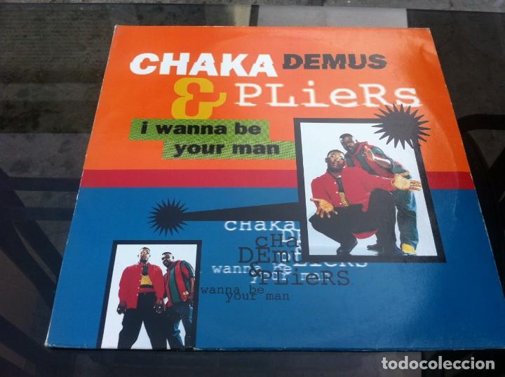 Dischi in vinile: MAXI SINGLE. CHAKA DEMUS & PLIERS.  I WANNA BE YOUR MAN...  1994