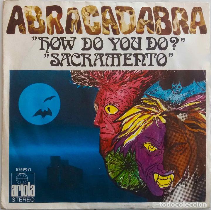 Discos de vinilo: ABRACADABRA. HOW DO YOU DO? SINGLE ESPA&Ntilde;A - Foto 1