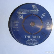 Discos de vinil: THE WHO ‎SG REACTION 1966 EDICION INGLESA ORIGINAL - I'M A BOY / IN THE CITY - MOD . Lote 162135238