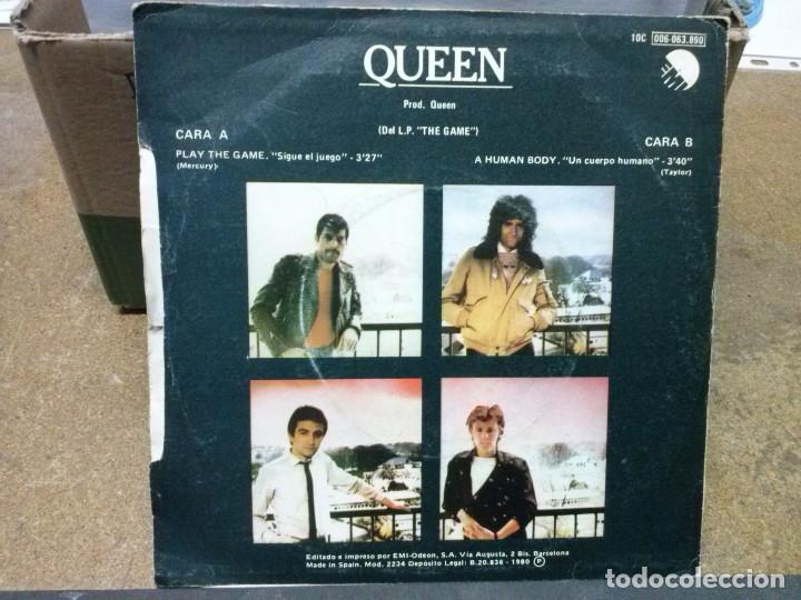 Discos de vinilo: QUEEN PLAY THE GAME A HUMAN BODY - Foto 2