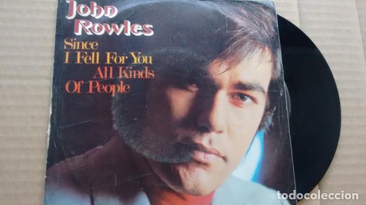 Discos de vinilo: SINGLE (VINILO) DE JOHN ROWLES A&Ntilde;OS 70 - Foto 1