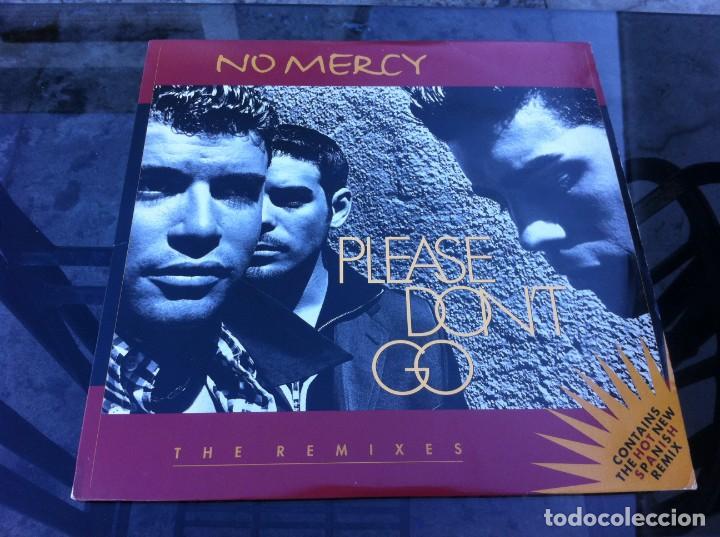 Discos de vinilo: MAXI SINGLE (2 VINILOS) NO MERCY.  PLEASE DON'T GO (REMIXES) 1997 BMG/ ARIOLA