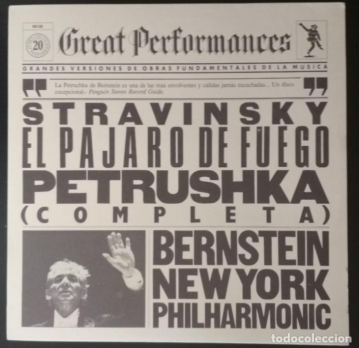 Discos de vinilo: Stravinsky . El p&aacute;jaro de fuego - Bernstein - Impecable! - Foto 1