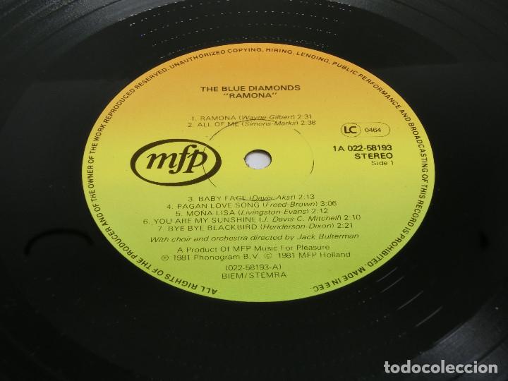 Discos de vinilo: LP - THE BLUE DIAMONDS - RAMONA - 1981 - Foto 4