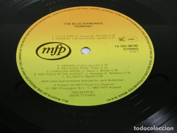 Discos de vinilo: LP - THE BLUE DIAMONDS - RAMONA - 1981 - Foto 5