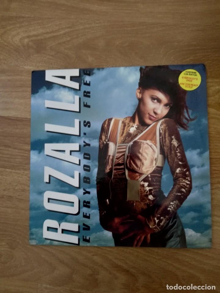 Discos de vinilo: LP ROZALLA EVERY BODYS FREE - Foto 1