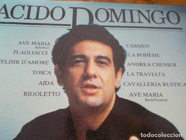 Discos de vinilo: PLACIDO DOMINGO.  CAJA DE BARCELONA - Foto 2