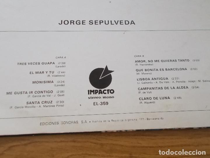 Discos de vinilo: JORGE SEPULVEDA. - Foto 2