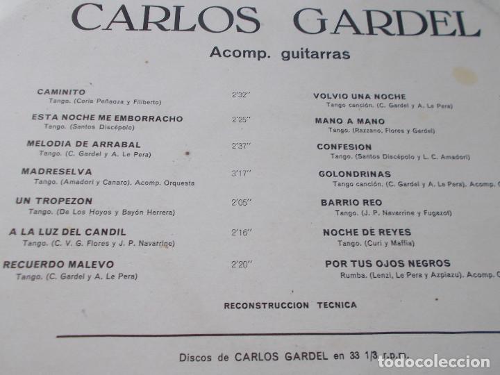 Discos de vinilo: CARLOS GARDEL - Foto 2