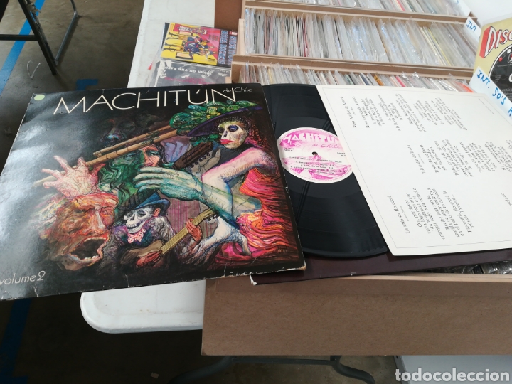 Vinyl records: Machitun de chile lp cantos mojados y l&aacute;grimas de fuego volumen 2 B&eacute;lgica