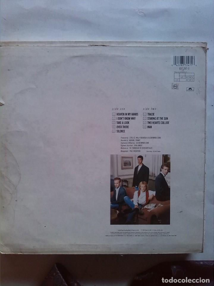 Discos de vinilo: LEVEL 42 STARING AT THE SUN - Foto 3