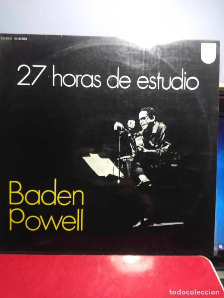 Discos de vinilo: LP BADEN POWELL : 27 HORAS DE ESTUDIO - Foto 1